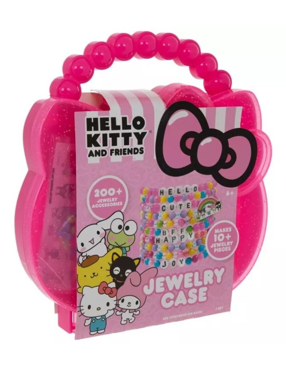 HELLO KITTY & FRIENDS Jewelry Making Kit Case - NEW